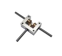 angle steering T Type Gearbox 90 Degree Transmission 1:1 Ratio Right Angle Commutator 4mm 5mm Shaft Bevel Gear Reduction Gear Box driving change(4MM SHAFT)