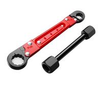 Angle Stop Wrench Set - Dual Action Jaw Wrench for 15/16" & 5/8" Pipes - Durable Steel Construction Ni Plated Finish Essential Plumbing Tool for Professionals & DIYers