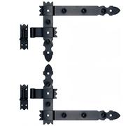 Angle Strips 400 x 300 x 50 + Clamp 16 MM Band Door Hinge Gate 2 Parts