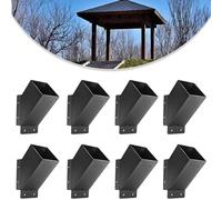 Angle Support Bracket Heavy Duty Connectors for Wooden Structures, Pergola Kit for Gazebos, Patios, Porches, Tree Houses, Log Cabins - Indoor Outdoor Use