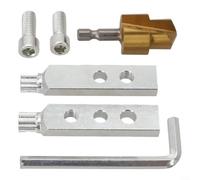 Angle Valve Broken Wire Extractor, 6.35mm Hex Shank, Reverse Thread Tap for 20MM 25MM Pipes, Efficient Screw Removal Tool for Plumbing Repair and DIY(4)