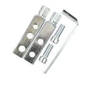 Angle Valve Broken Wire Extractor Tap Wrench 20mm 25mm Heavyduty Metal Reverse Thread Screw and Pipe Remover Gadget for Faucet Plus Plumbing Repairs Lasting (Bagged)