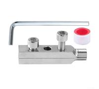 Angle Valve Broken Wire Extractor Tool For 20mm And 25mm Water Pipe Repair With Reverse Tap For Stuck Screw Removal In Plumbing Systems Silver Metal Finish