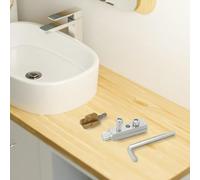 Angle Valve Broken Wire Extractor with 6.35mm Hex Shank for Taps, Faucets & Plumbing Fittings - Metal Screw Extractor Tool for 20mm/25mm Broken P(2)