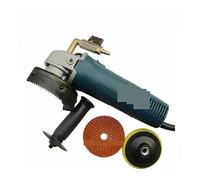 Angle Wet Polisher | 100mm Hand Held Electric Polisher with Port for Adding Water of Polish and Stick Pad Stable Grinding