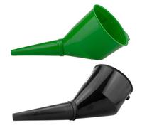 Angled Car Fuel Funnel With Filter Kit 2 Piece Set For Petrol Diesel And Oil