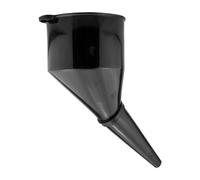 Angled Car Fuel Funnel With Integrated Filter Black And Red 2 Piece Set