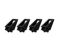 Angled Cargo Stop Inside Truck Bed Storage, Clip-in Guide Compatible with Tmat Mounting Setup for Tool Separation Cargo Positioning Block Truck Track Stopper Angled Load Divider Polymer Bed Guide Tool