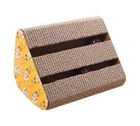 Angled Cat Scratcher Ramp Interactive Angled Bell Toy | Cardboard Cat Scratcher for Indoor Pets, Kittens, Feline Friends, Playful Paws, Scratching Relief, Claw Health, Daily