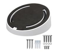 Angled Ceiling Mount Dome Camera junction box, Indoor Angled Ceiling Mount Bracket Circular Obliquity White ABS Plastic DS-1259ZJ Ceiling Mount Bracket (1 Pack)