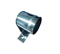 Angled Closet Wardrobe Rod Flange,25mm/1inch Dia, Long Socket Bracket Support Holder for Pipe 2Pcs