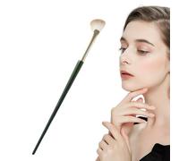 Angled Contour Brush - Half-Fan Shaped Contour Makeup Brush | Make Up Tools Soft Bristles Angled Highlighter Cosmetics Under Eye Blush for Professionals Beginners