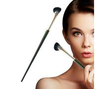 Angled Contour Brush, Makeup with Fan Brushes - Contour Brushes Semi-Fan Shaped - Bristles Under the Eyes Blush Angled Brush Makeup Highlighter Brush for Mixing Liquid Cream Powder
