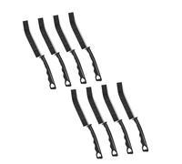 Angled Crevice Cleaning Brush with Magic Thin Bristles - Heavy Duty Aluminum Handle Scrub Brush, 15° Deep Reach Cleaner for Stubborn Grout in Bathroom Tiles & Kitchen, Effortless Tight Space Scrubbing