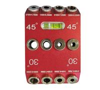 Angled Drill Guide 30 45 90 Degree Drill Jig for Straight Holes Jig for Angled Holes Portable Guide Wood Educational Woodworking Positioning Tool