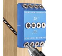 Angled Drill Guide For Cable Railing, Angled Holes Drill Guide Jig, 30 45 90 Degree Drill Guide Angle, For Stairs Handrail, Cable Railing, Deck, Wood Post
