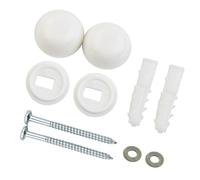Angled Floor Anchor Bolts Set for Secure Toilet Pan Installation with Fitting Screws