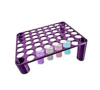 Angled Gem Painting Organizer with 56 Individual Slots - Tiered Bead Storage Case for Diamond Art & Jewelry Making, Dustproof Craft Tool Holder | Space-Saving Workplace Storage for Makers