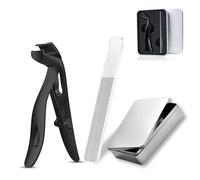 Angled Head Nails Cutter Stainless Steel Toenail Cutter With Nails File Large Opening Fingernail Cutter Nails Cutter