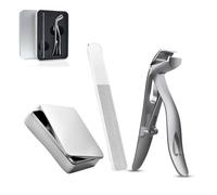 Angled Head Nails Cutter Stainless Steel Toenail Cutter With Nails File Large Opening Fingernail Cutter Nails Cutter