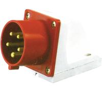 Angled Inlet Wall Mount, Red