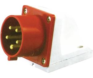 Angled Inlet Wall Mount, Red