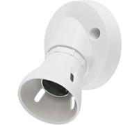 Angled Lamp Fitting Bayonet Batten White Ceiling Lamp Holder, BC, B22 Light Bulb Socket Fitting