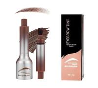 Angled Liquid Eyebrow Brush & Dip, Waterproof Smudge-Proof Brow Pen, Natural Hair-Like Strokes, Effortless Defined Brows (chocolate)