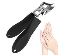 Angled Nail Clippers, Curved Nail Cutter, Curved Nail Clippers for Men, Curvy Fingernail Cutter with Multifunctional Anti Splash Material for No Splash for Elderly, Adults, 1 Set