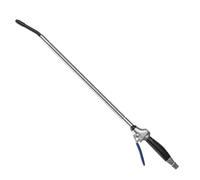 Angled Nozzle Air Blower Tool with Metal Body and Lever Handle for Workshop Crevice and Vent Area Upkeep Daily Air Blower Tool Pneumatic Debris Remover Metal Upkeep Nozzle Lever Handle Inlet Fitting