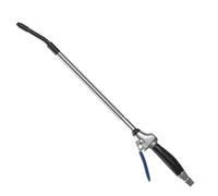 Angled Nozzle Air Blower Tool with Metal Body and Lever Handle for Workshop Crevice and Vent Area Upkeep Daily Air Blower Tool Pneumatic Debris Remover Metal Upkeep Nozzle Lever Handle Inlet Fitting