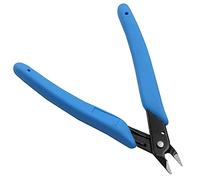 Angled pliers with 5" flush cutter are lightweight and ultra slim for working in tight spaces
