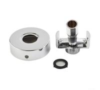 Angled Shower Hose Connector Copper Extended Foot | Angled design corrects alignment, fits bent inlet pipes, prevents leaks, easy installation, shower repair