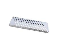 Angled-Slot Tile Sample Display Rack, Floor-Standing Pull-Out Ceramic Storage Shelf for Stores Warehouses Exhibition Halls