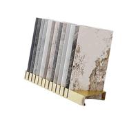 Angled-Slot Tile Sample Display Rack, Floor-Standing Pull-Out Ceramic Storage Shelf for Stores Warehouses Exhibition Halls