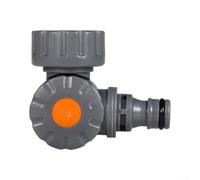 Angled Swivel Garden for tap Connector 3/4 1 Inch Plastic 360° Rotation | Outdoor-grade plastic fits most US faucets hand-tighten design enables fast attachment and precise water direction