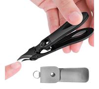 Angled Toenail Clippers - Wide Jaw Opening Cutter Fingernail Clipper,Anti-Splash Trimmer for Grooming Seniors Ingrown Adults Women Men Athletes Daily Manicure Pedicure Fingernail