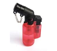 Angled Turbo Jet Flame Windproof Lighter Pick Colour Red Green Black Blue Orange+++ FREE POST (Red Angled)