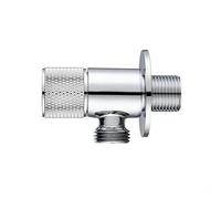 Angled Water Isolating Valves Diverter Brass Angle Valve 1/2 inch Chrome