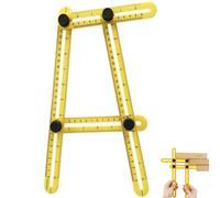 Angleizer Template Tool, Angleizer Measuring Ruler Multi-Angle, DIY Tools, Easy Angle Ruler, Folding Ruler Universal Measuring Instrument for Handymen Builders Carpenters, Tilers, Craftsmen