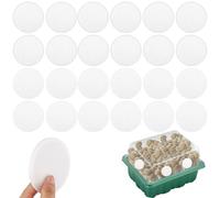 Anglekai 24PCS Monotub Filters, Self-Adhesive Monotub Filter Discs Replacements for Mushroom Growing Supplies