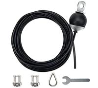 Anglekai Fitness Pulley Cable 236 Inch, Adjustable Home Gym Cable Pulley System Replacement Fitness Cable for Pulley Machine Accessories, Thick 5mm Heavy Duty Pulley Cable for Home Gym(98in)
