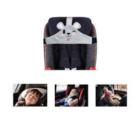 Anglepingping Baby Carseat Head Support,Safe Carseat Headrest Band,Head Strap for Car Seat Sleep Positioner Fixed,Belt Car Seat Neck Protection Belt for Toddler Child Children Kids Infant,Grey