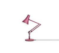 ANGLEPOISE 90 Mini Mini Desk Lamp, Berry Red, LED Low Energy Dimming Bulb, USB Power Cable, Aluminium Shade and Arms, Anodised Satin Finish, Chrome Plated Fittings, Ideal for Small Spaces