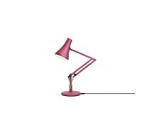 ANGLEPOISE 90 Mini Mini Desk Lamp, Berry Red, LED Low Energy Dimming Bulb, USB Power Cable, Aluminium Shade and Arms, Anodised Satin Finish, Chrome P