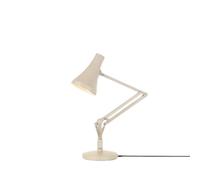 ANGLEPOISE 90 Mini Mini Desk Lamp, Biscuit Beige, LED Low Energy Dimming Bulb, USB Power Cable, Aluminium Shade and Arms, Satin Painted Finish, Chrome Plated Fittings, Ideal for Small Spaces
