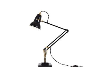 Anglepoise Original 1227 Brass Desk Lamp - Jet Black
