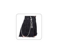 ANGLEQUEEN Goth Pants Chains for Men Women Punk Sun Moon Star Skull Wallet Chains Hip Hop Rock Pocket Chain Fashion Layered Pirate Jean Pants Chain for Men Halloween Jewelry, 20.8IN, Alloy, No