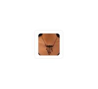 ANGLEQUEEN Gothic Crystal Tassel Necklace for Women Punk Bat Pendant Necklace Black Choker Necklace Halloween Necklace Jewelry for Women, L, Metal, No Gemstone