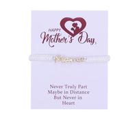 ANGLEQUEEN Mother's Day Bracelets Gift for Mom from Daughter Son Weave Adjustable Bracelet Mom Letters Bracelet Mother's Day Clothing Accessories, Adjustable, Cord, no gemstone